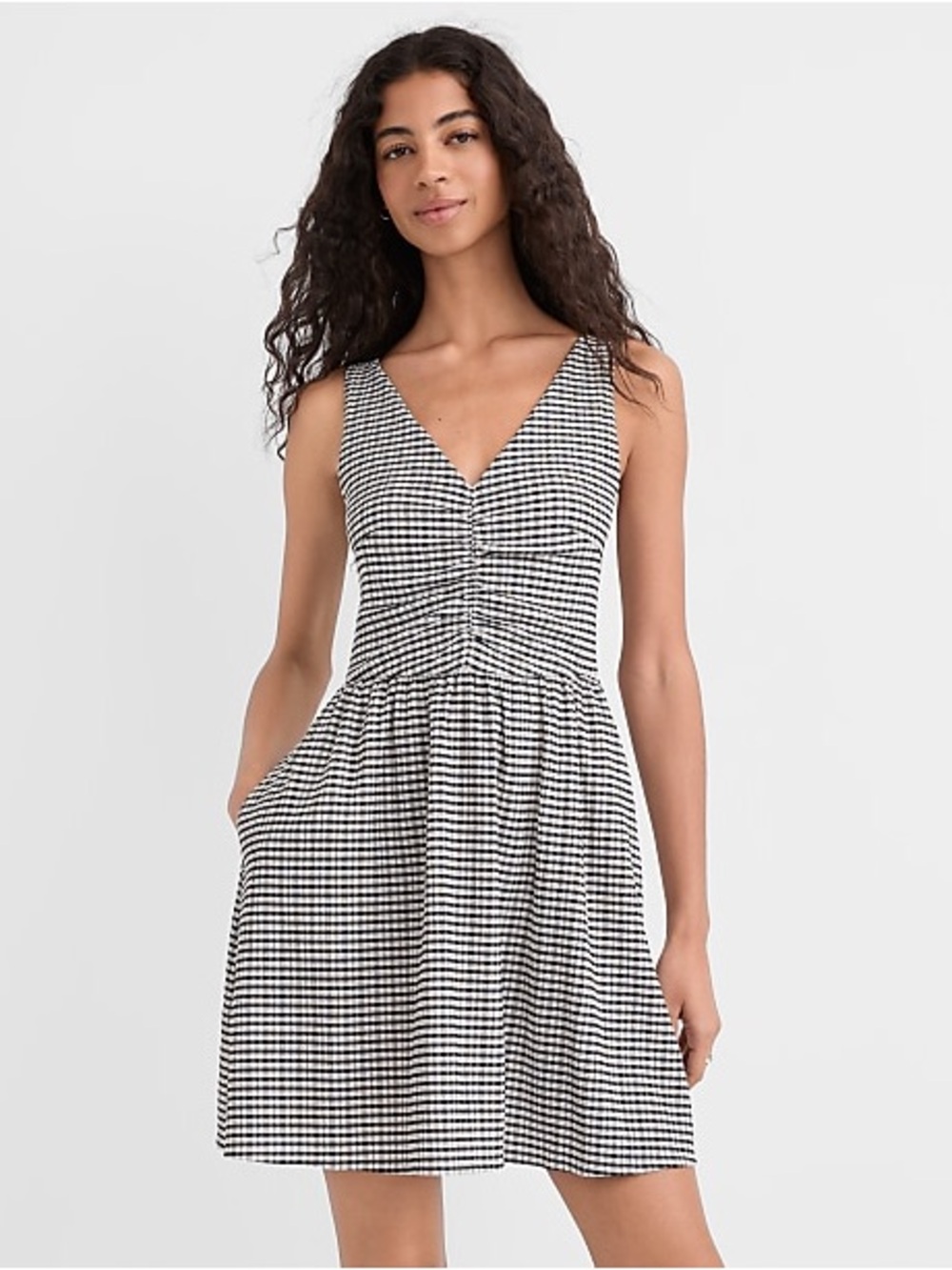 Loft gingham dress